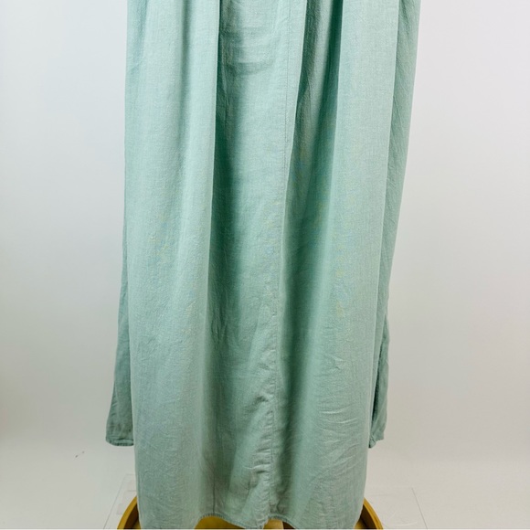 Esby Vivienne Dress Seafoam Hemp and Organic Cotton Maxi Dress Size Small - Picture 11 of 12